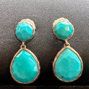 Ippolita Snowman Rock Candy Turquoise Earrings